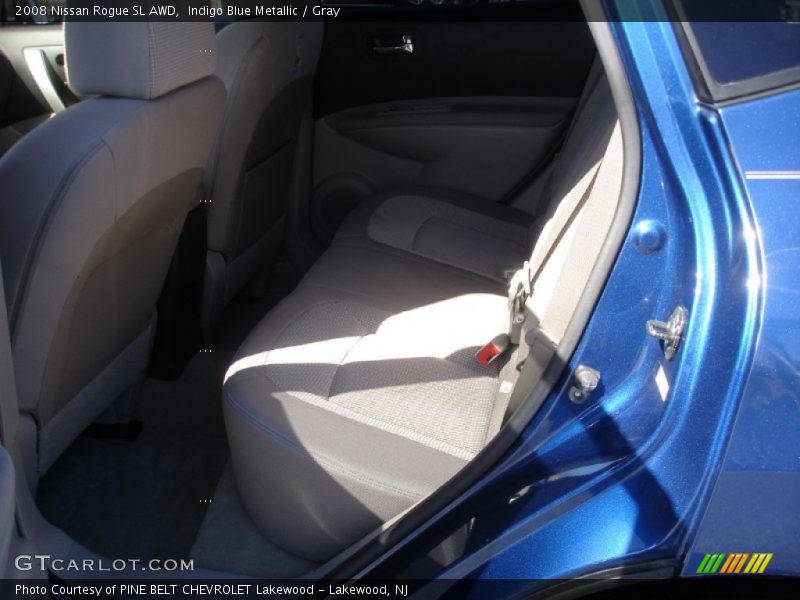 Indigo Blue Metallic / Gray 2008 Nissan Rogue SL AWD