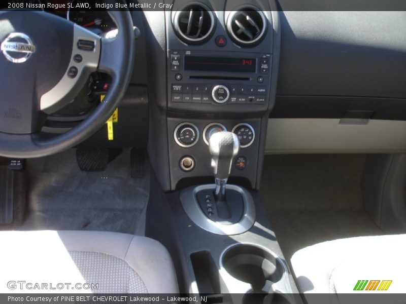 Indigo Blue Metallic / Gray 2008 Nissan Rogue SL AWD
