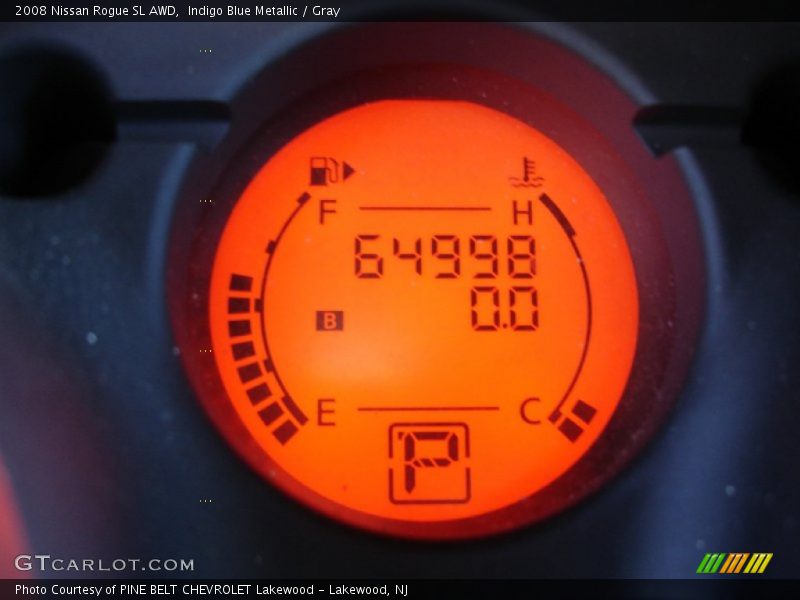 Indigo Blue Metallic / Gray 2008 Nissan Rogue SL AWD