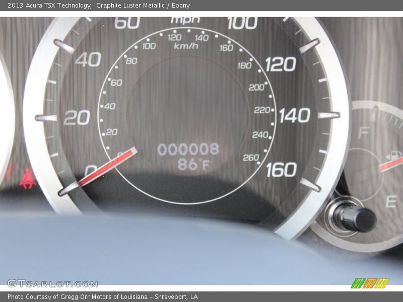 Graphite Luster Metallic / Ebony 2013 Acura TSX Technology