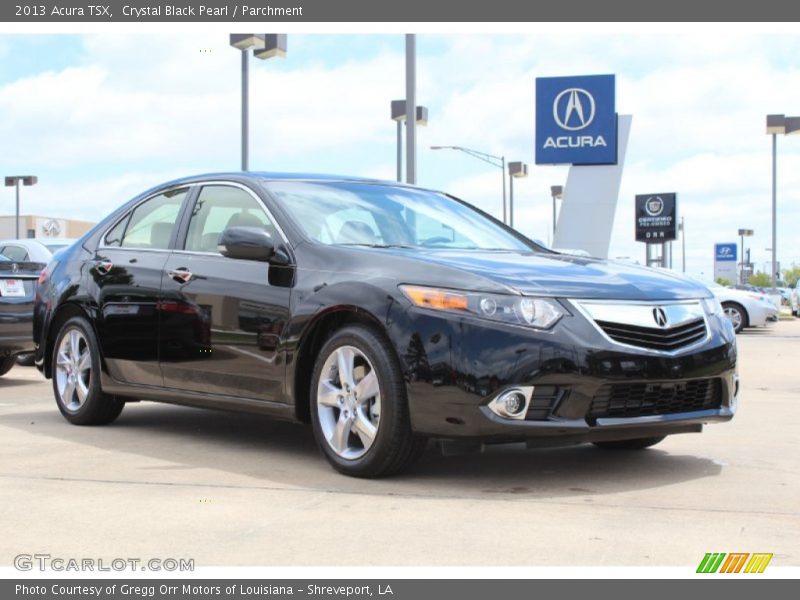 Crystal Black Pearl / Parchment 2013 Acura TSX