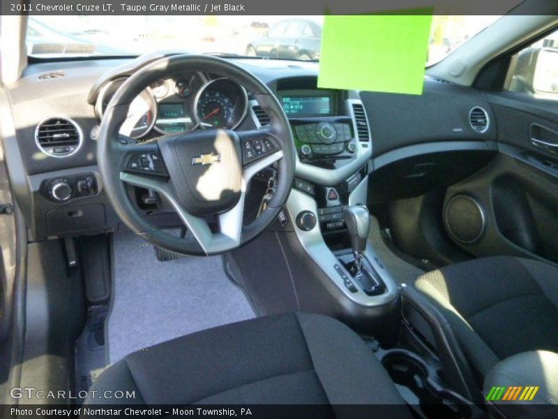 Taupe Gray Metallic / Jet Black 2011 Chevrolet Cruze LT