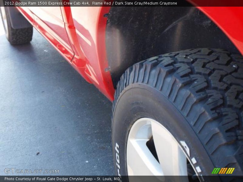 Flame Red / Dark Slate Gray/Medium Graystone 2012 Dodge Ram 1500 Express Crew Cab 4x4