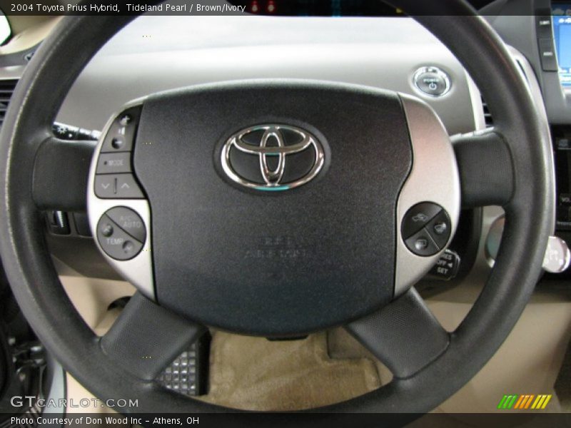Tideland Pearl / Brown/Ivory 2004 Toyota Prius Hybrid