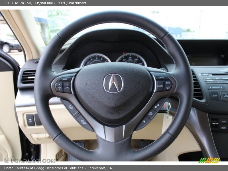 Crystal Black Pearl / Parchment 2013 Acura TSX