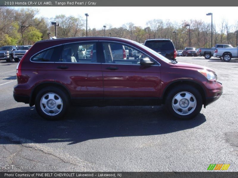 Tango Red Pearl / Gray 2010 Honda CR-V LX AWD