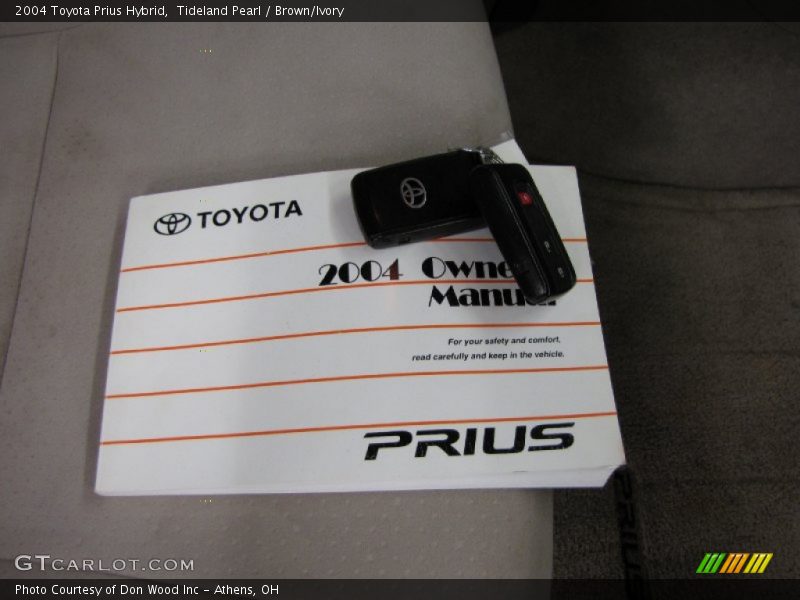 Tideland Pearl / Brown/Ivory 2004 Toyota Prius Hybrid