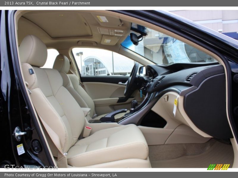 Crystal Black Pearl / Parchment 2013 Acura TSX