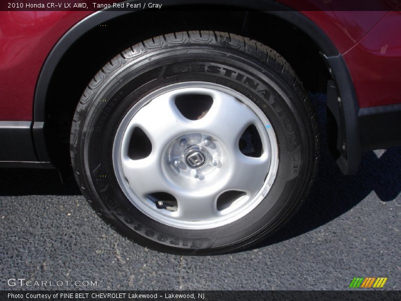 Tango Red Pearl / Gray 2010 Honda CR-V LX AWD