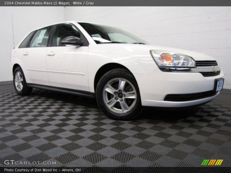 White / Gray 2004 Chevrolet Malibu Maxx LS Wagon