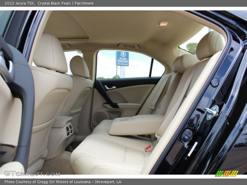 Crystal Black Pearl / Parchment 2013 Acura TSX