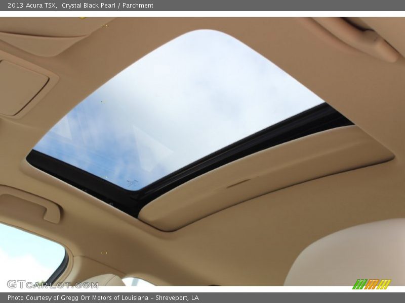 Crystal Black Pearl / Parchment 2013 Acura TSX