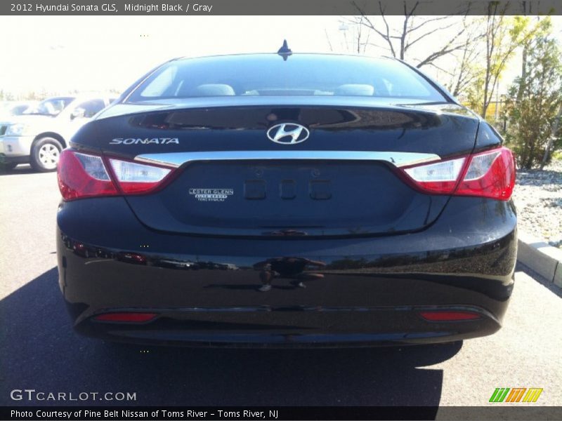 Midnight Black / Gray 2012 Hyundai Sonata GLS