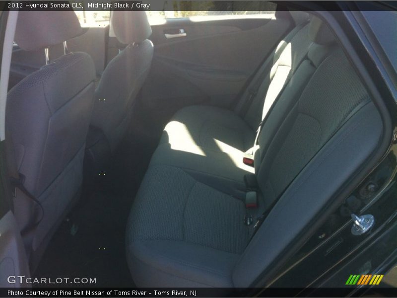 Midnight Black / Gray 2012 Hyundai Sonata GLS