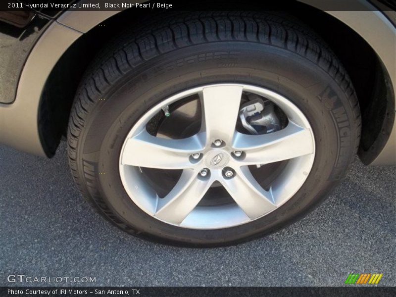 Black Noir Pearl / Beige 2011 Hyundai Veracruz Limited