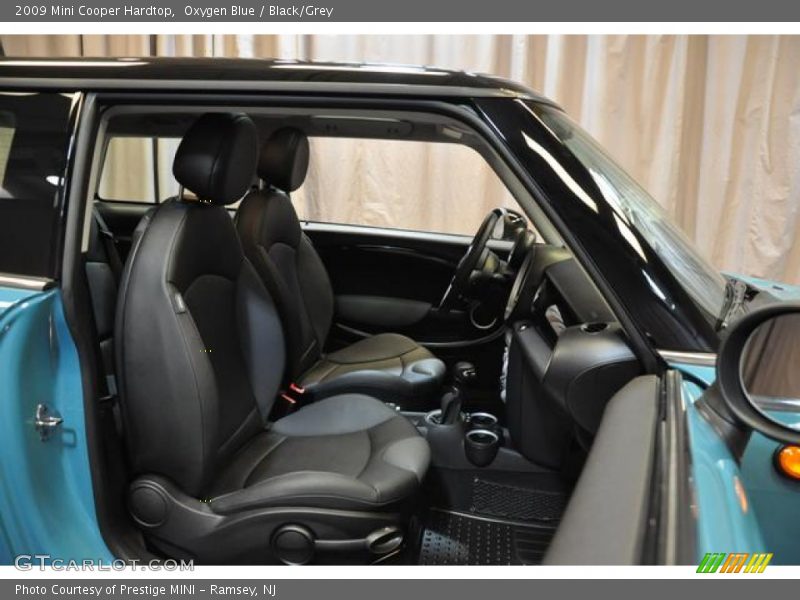Oxygen Blue / Black/Grey 2009 Mini Cooper Hardtop