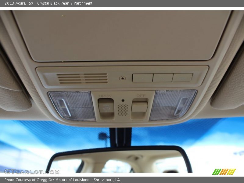 Crystal Black Pearl / Parchment 2013 Acura TSX