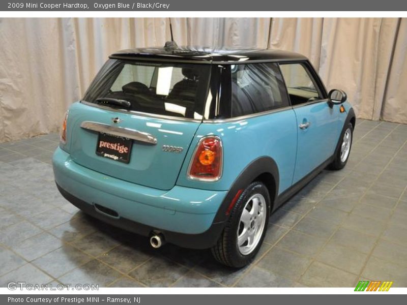 Oxygen Blue / Black/Grey 2009 Mini Cooper Hardtop