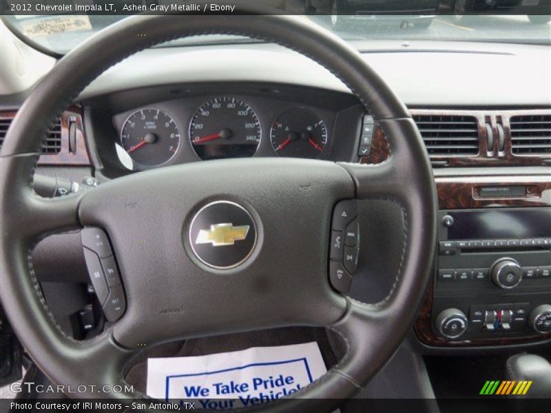 Ashen Gray Metallic / Ebony 2012 Chevrolet Impala LT