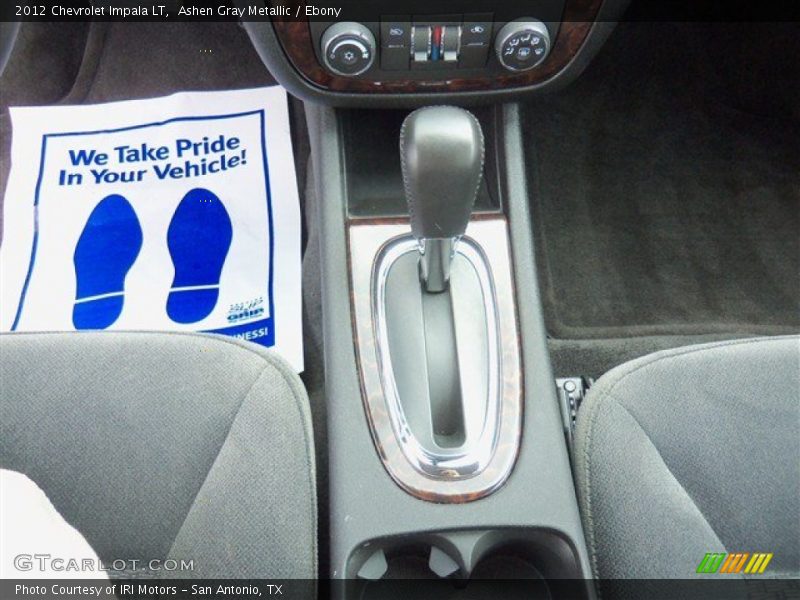 Ashen Gray Metallic / Ebony 2012 Chevrolet Impala LT