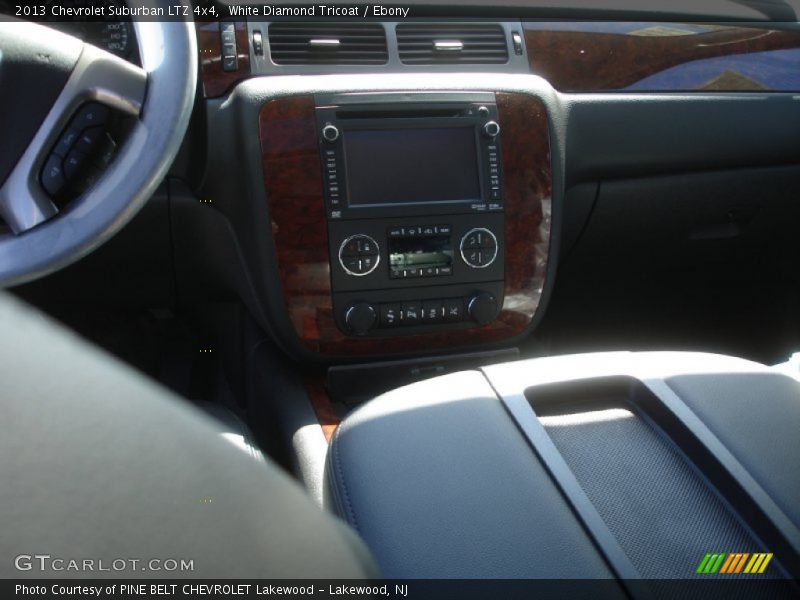 White Diamond Tricoat / Ebony 2013 Chevrolet Suburban LTZ 4x4