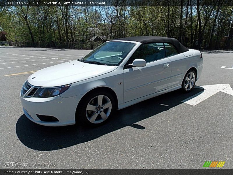 Arctic White / Parchment 2011 Saab 9-3 2.0T Convertible