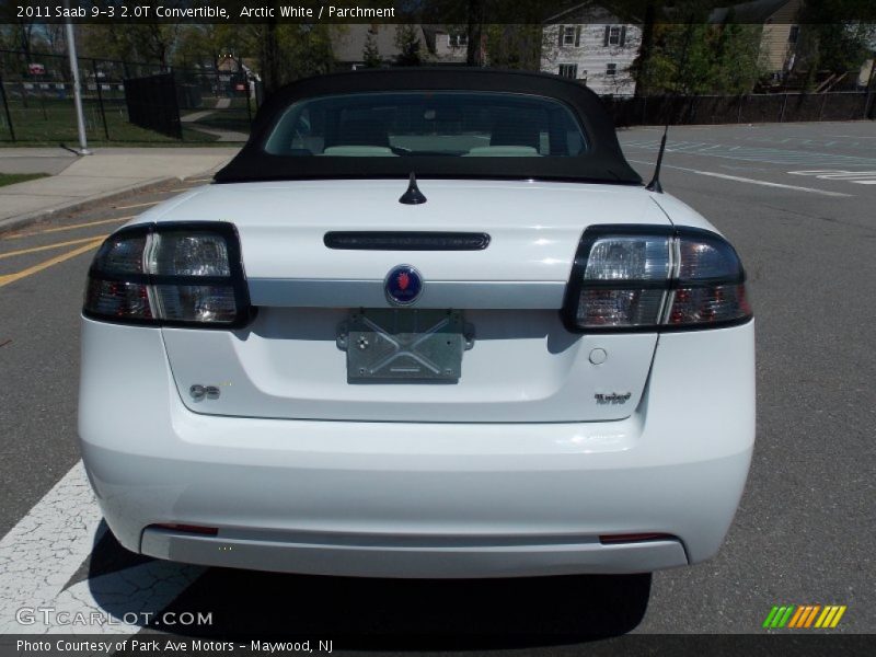 Arctic White / Parchment 2011 Saab 9-3 2.0T Convertible