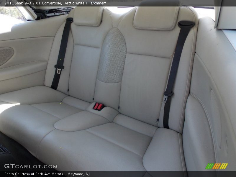 Rear Seat of 2011 9-3 2.0T Convertible