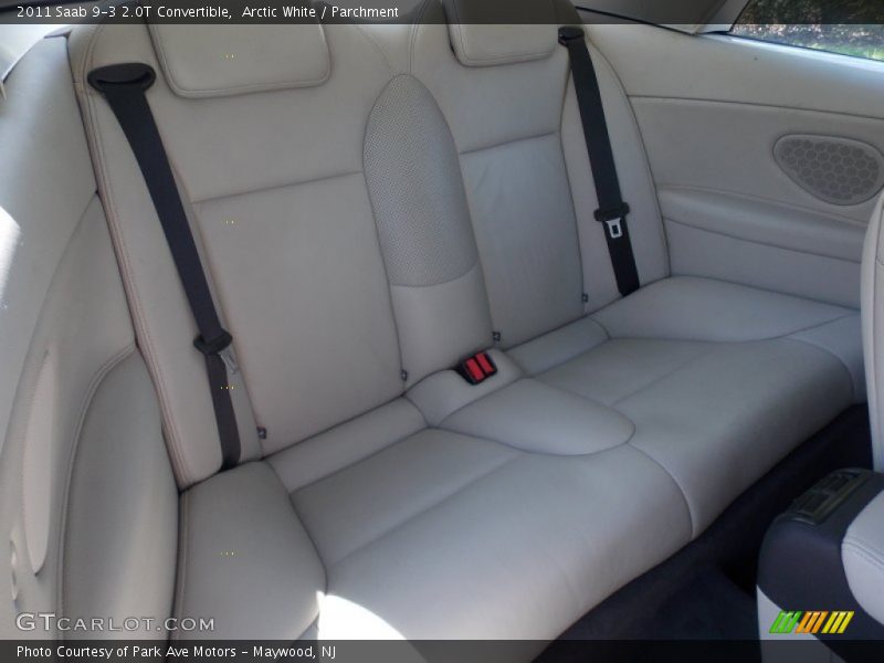 Rear Seat of 2011 9-3 2.0T Convertible