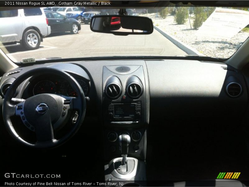 Gotham Gray Metallic / Black 2011 Nissan Rogue SL AWD