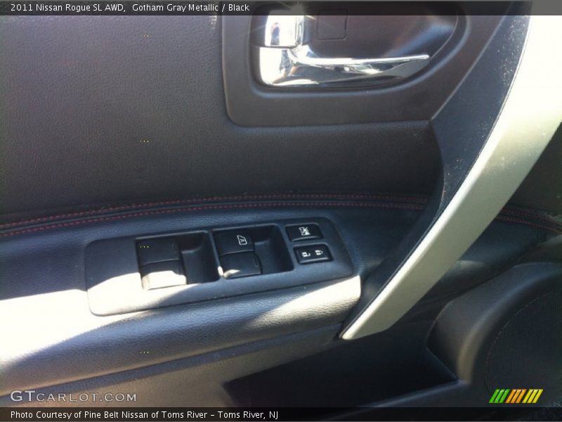 Gotham Gray Metallic / Black 2011 Nissan Rogue SL AWD