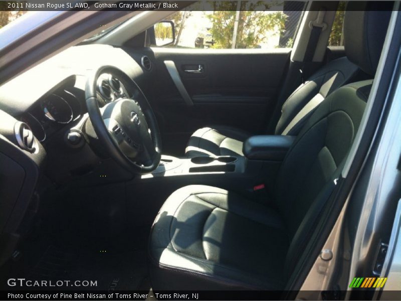 Gotham Gray Metallic / Black 2011 Nissan Rogue SL AWD