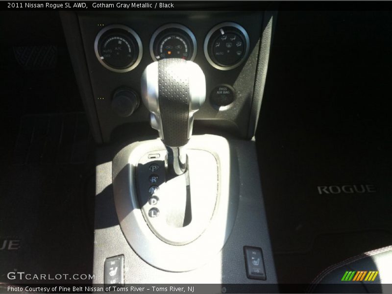 Gotham Gray Metallic / Black 2011 Nissan Rogue SL AWD