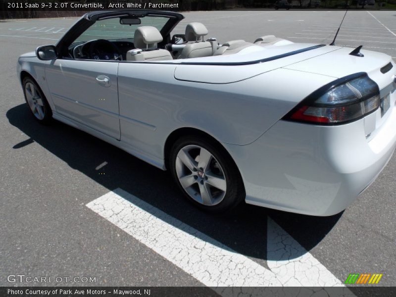 Arctic White / Parchment 2011 Saab 9-3 2.0T Convertible
