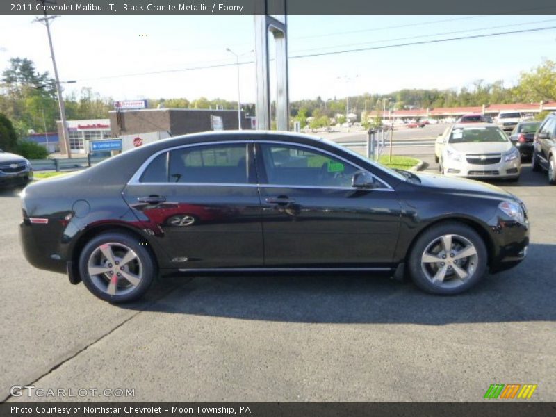 Black Granite Metallic / Ebony 2011 Chevrolet Malibu LT