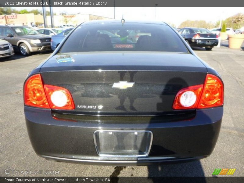 Black Granite Metallic / Ebony 2011 Chevrolet Malibu LT