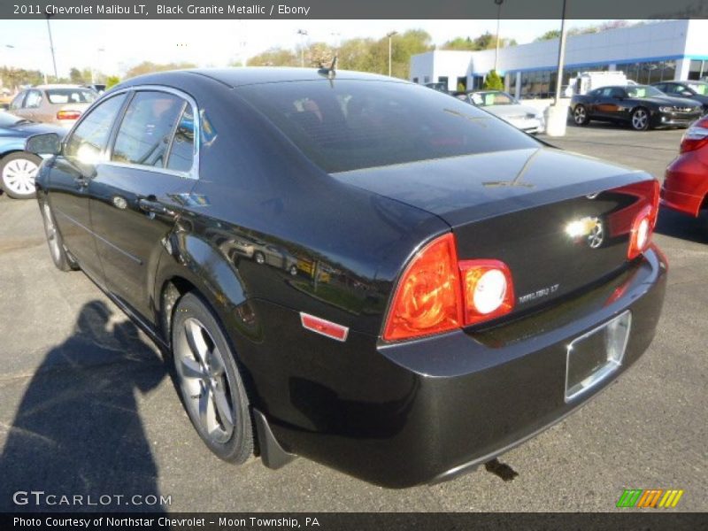 Black Granite Metallic / Ebony 2011 Chevrolet Malibu LT