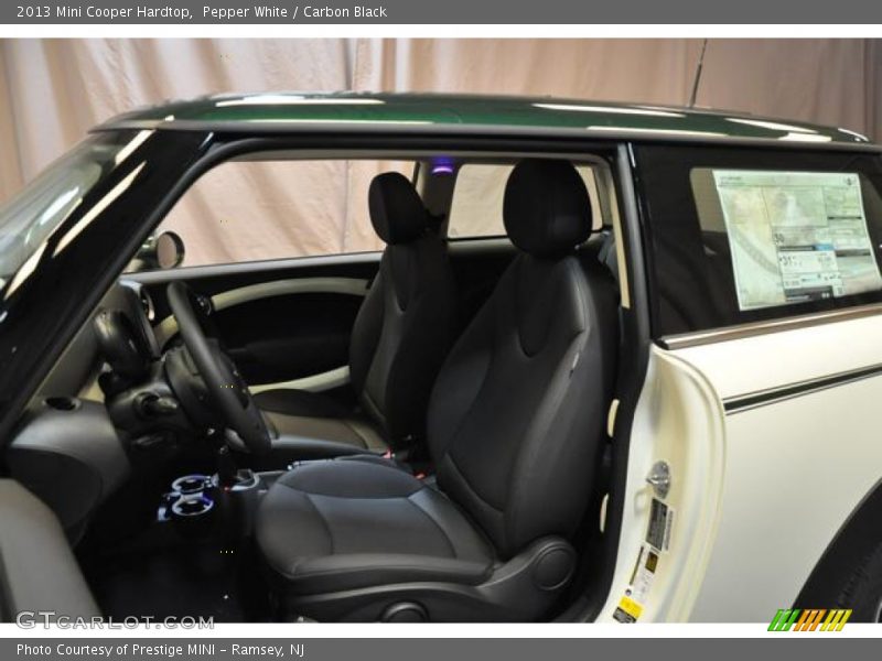 Pepper White / Carbon Black 2013 Mini Cooper Hardtop