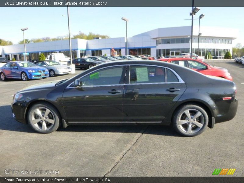 Black Granite Metallic / Ebony 2011 Chevrolet Malibu LT