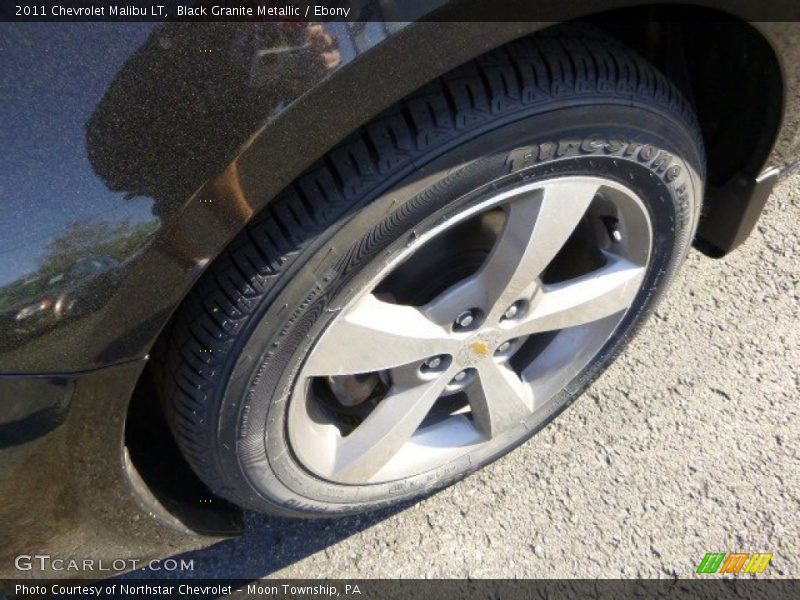 Black Granite Metallic / Ebony 2011 Chevrolet Malibu LT