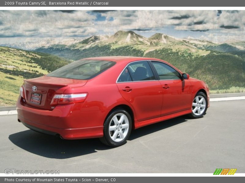 Barcelona Red Metallic / Charcoal 2009 Toyota Camry SE