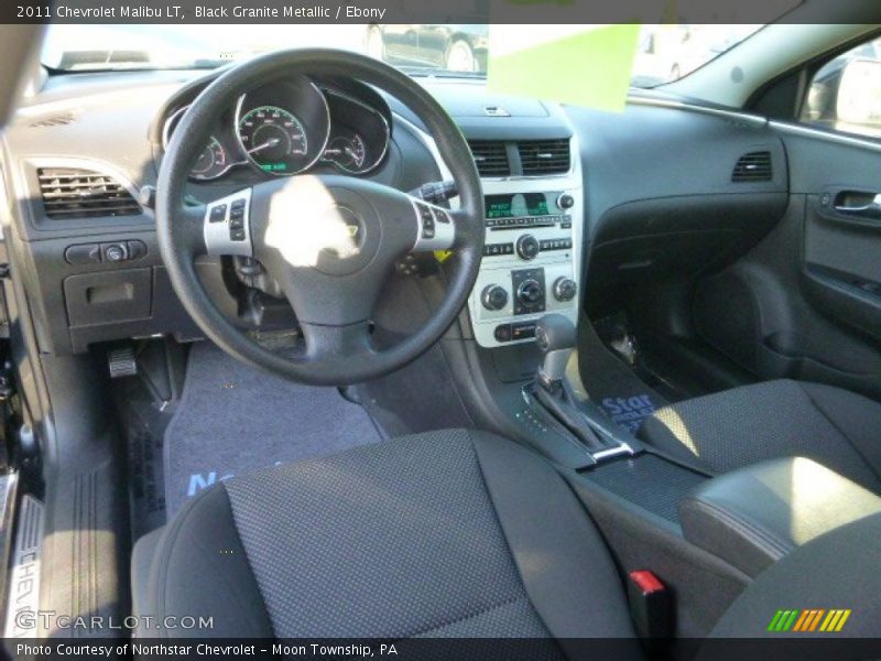 Black Granite Metallic / Ebony 2011 Chevrolet Malibu LT