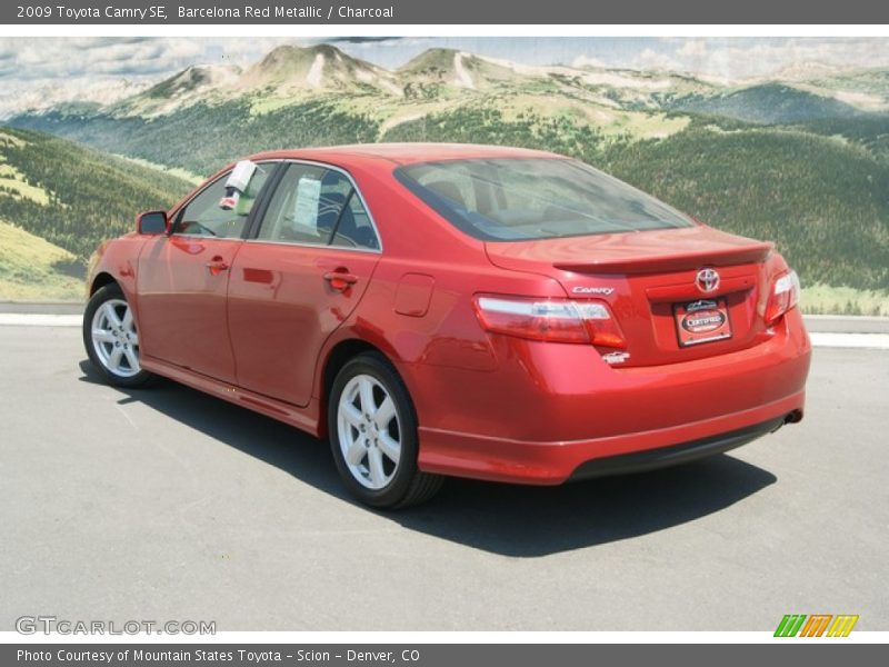 Barcelona Red Metallic / Charcoal 2009 Toyota Camry SE