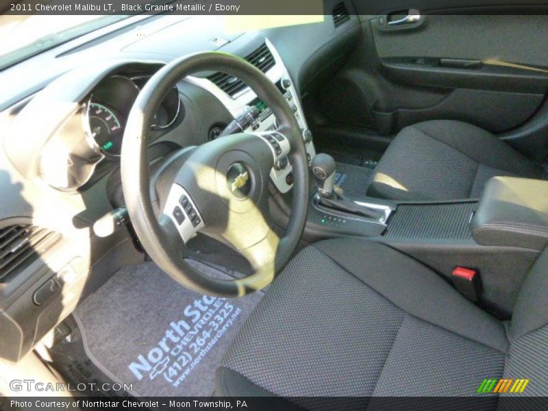 Black Granite Metallic / Ebony 2011 Chevrolet Malibu LT