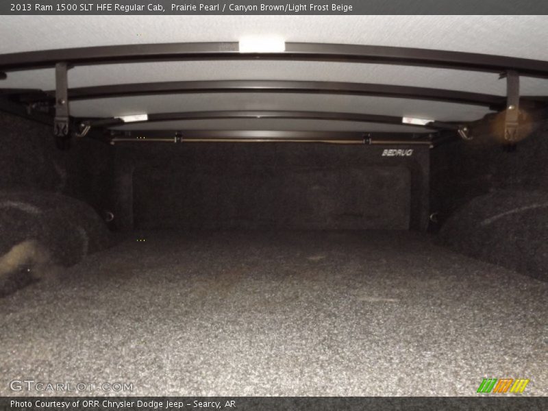 Prairie Pearl / Canyon Brown/Light Frost Beige 2013 Ram 1500 SLT HFE Regular Cab