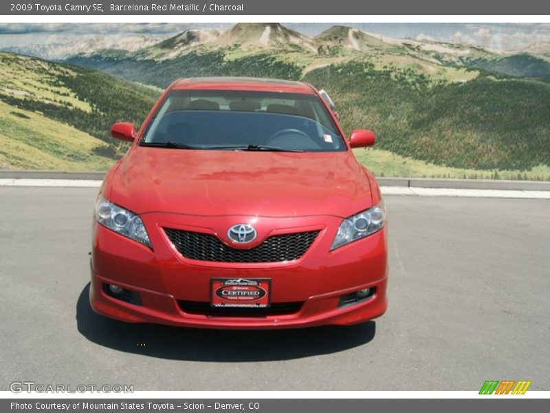 Barcelona Red Metallic / Charcoal 2009 Toyota Camry SE