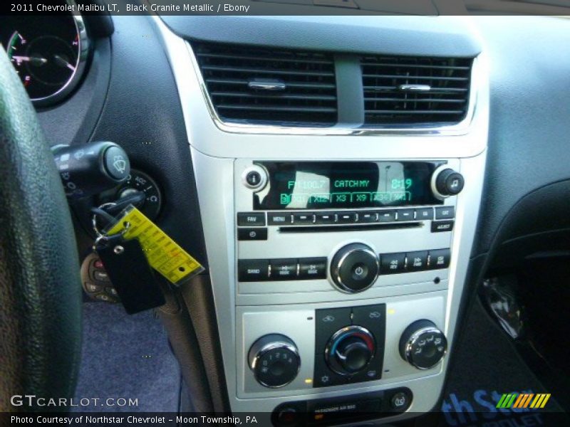Black Granite Metallic / Ebony 2011 Chevrolet Malibu LT