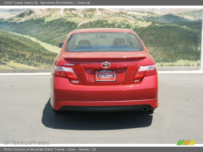 Barcelona Red Metallic / Charcoal 2009 Toyota Camry SE