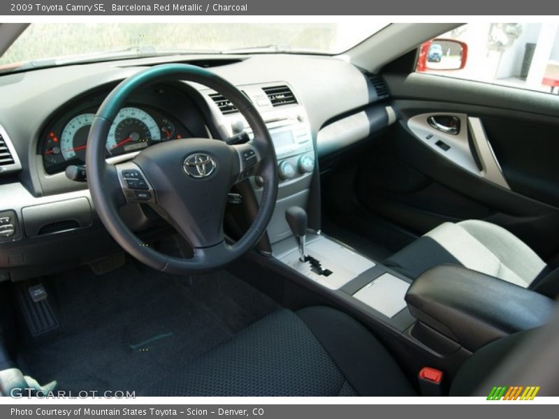 Barcelona Red Metallic / Charcoal 2009 Toyota Camry SE