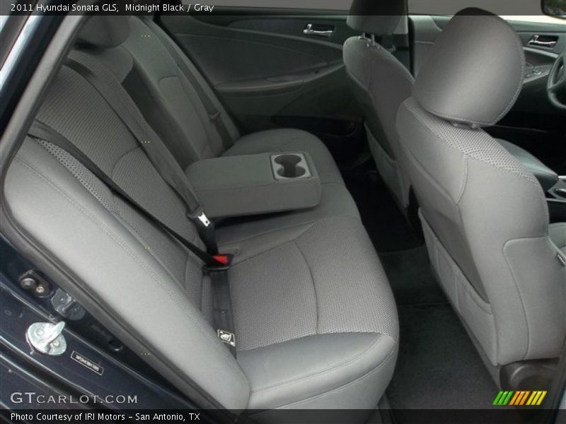 Midnight Black / Gray 2011 Hyundai Sonata GLS